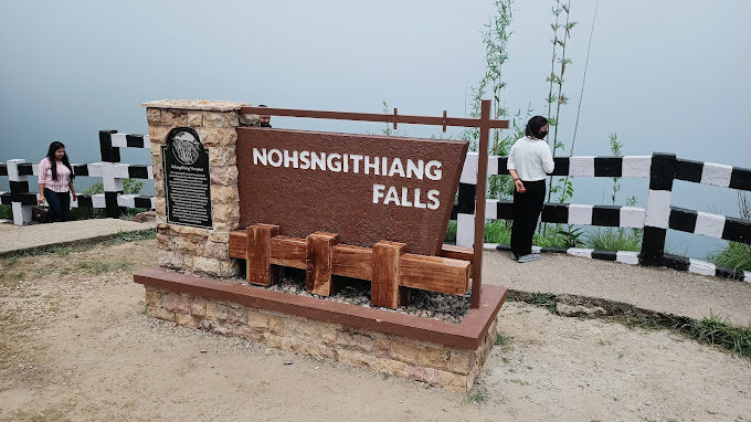 NOHSNGITHIANG FALLS: The Seven Sisters of Cherrapunji